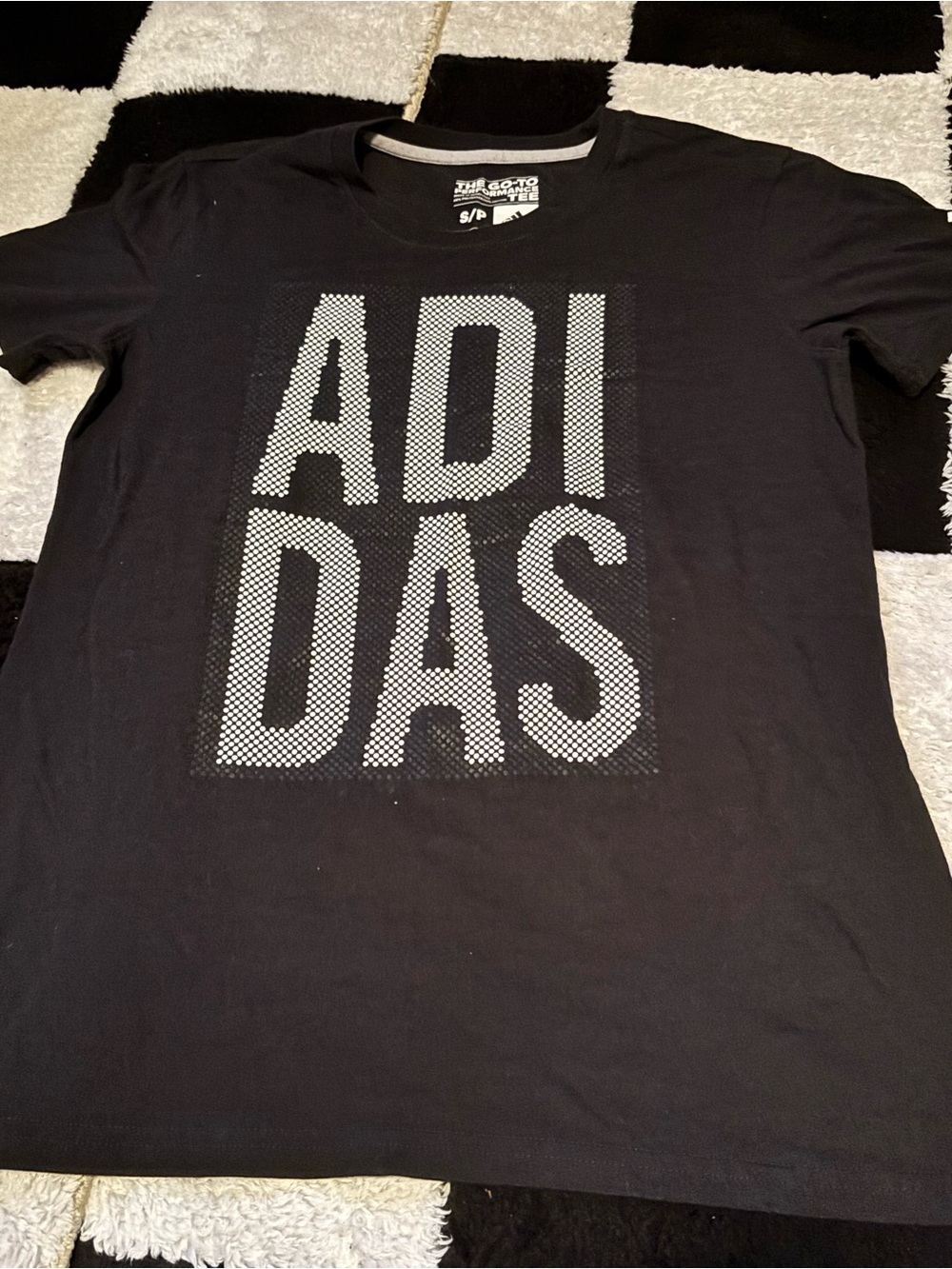 adidas Black Performance Graphic Tee